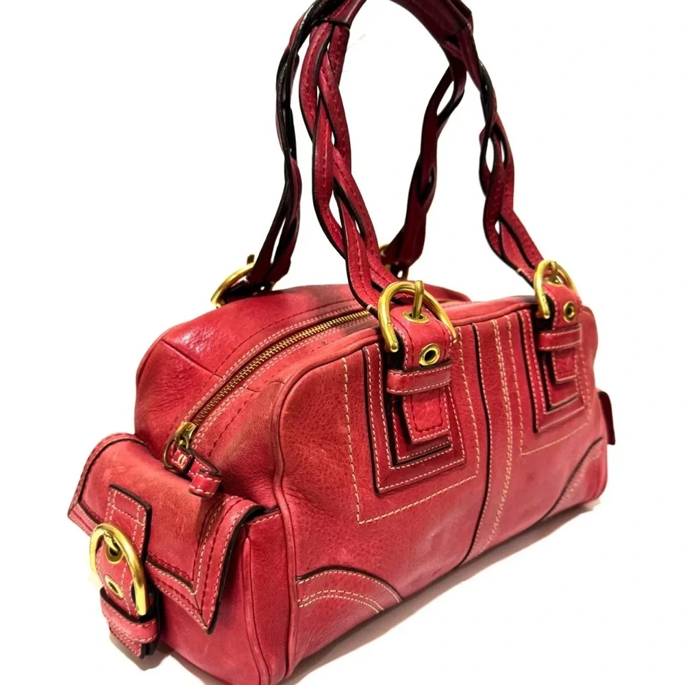 Coach Raspberry Pink Mia Satchel - Picture 8 of 13